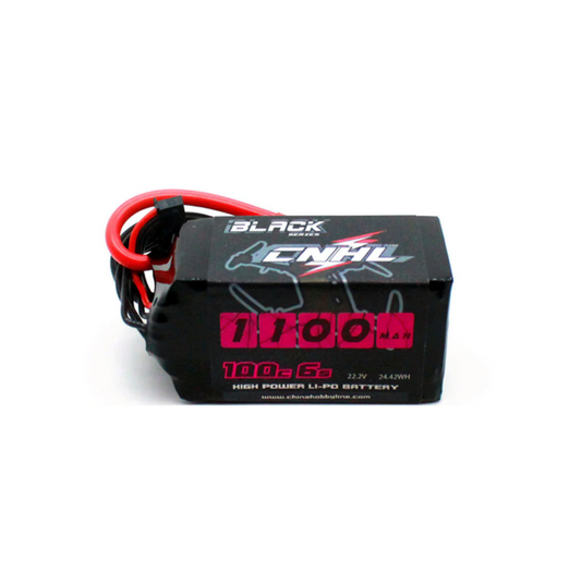 CNHL Black Series 1100mAh 6S 100C LiPo Battery with XT60 Plug for FPV Racing Drones