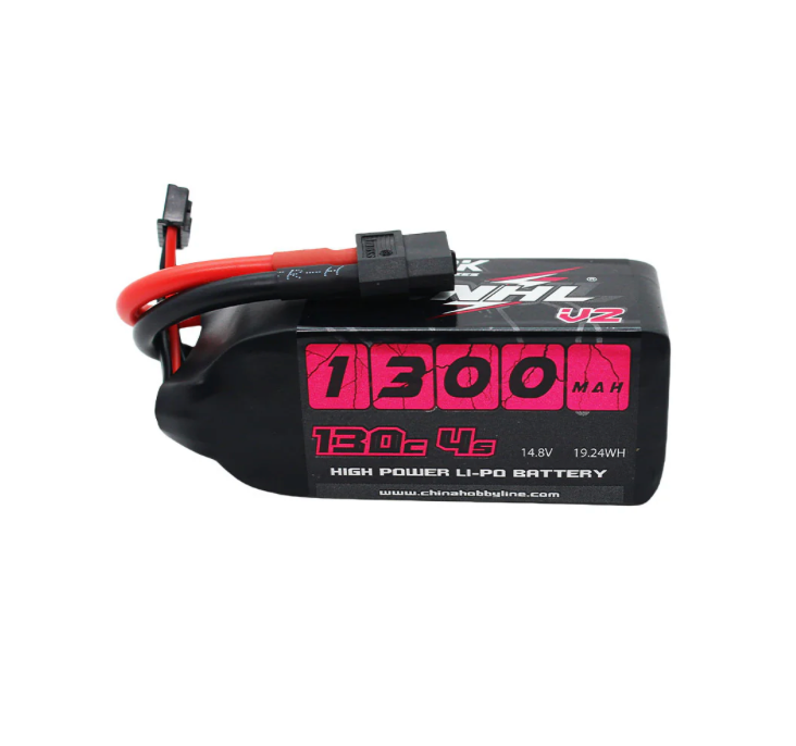 CNHL Black Series V2.0 1300mAh 4S 130C LiPo Battery with XT60 Plug for FPV Racing Drones