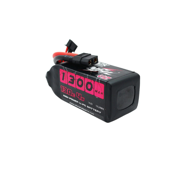 CNHL Black Series V2.0 1300mAh 14.8V 4S 130C LiPo Battery (XT60 Plug) - Zencopter