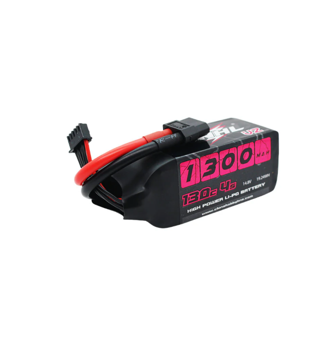 CNHL Black Series V2.0 1300mAh 14.8V 4S 130C LiPo Battery (XT60 Plug) - Zencopter