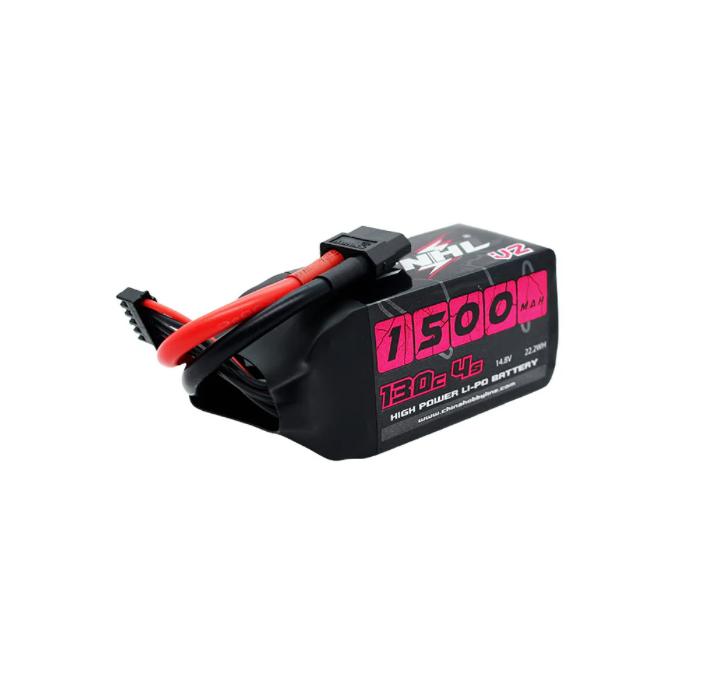 CNHL Black Series V2.0 1500mAh 14.8V 4S 130C LiPo Battery (XT60 Plug) - Zencopter