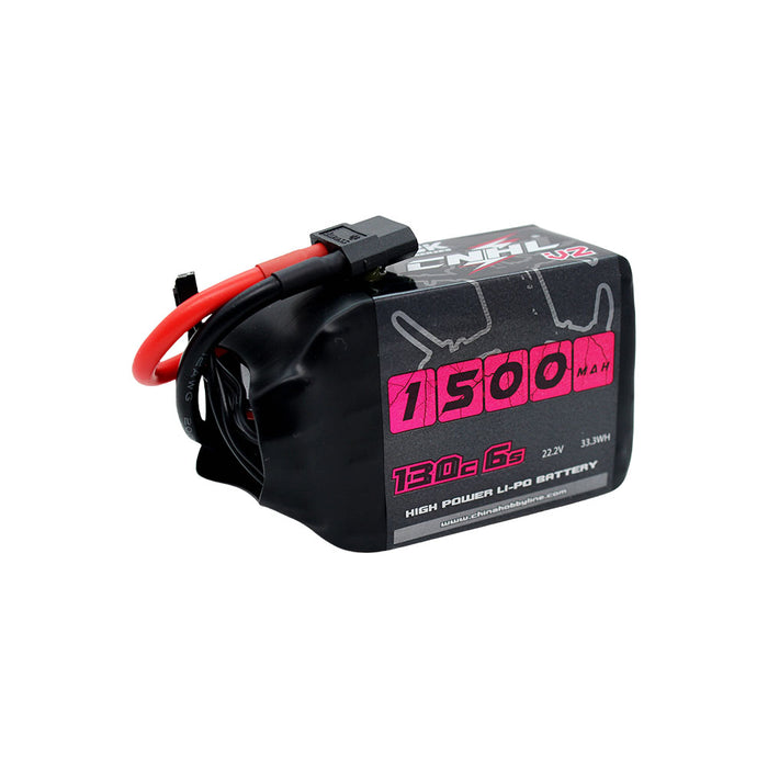 CNHL Black Series V2.0 1500mAh 22.2V 6S 130C LiPo Battery (XT60 Plug) - Zencopter