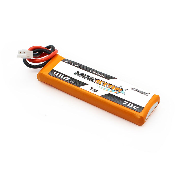 CNHL MiniStar Series 450mAh 3.8V 1S 70C HV LiPo Battery (PH2.0 Plug) - Zencopter