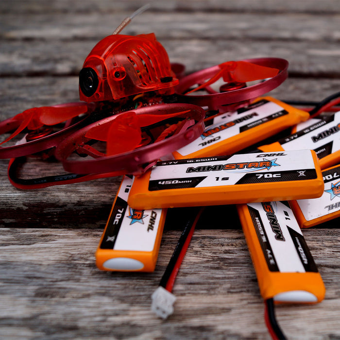 CNHL MiniStar Series 450mAh 3.8V 1S 70C HV LiPo Battery (PH2.0 Plug) - Zencopter