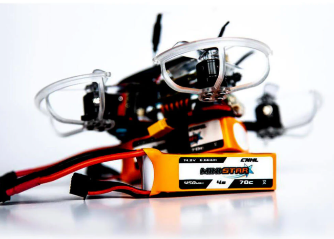 CNHL MiniStar Series 450mAh 14.8V 4S 70C LiPo Battery (XT30U Plug) - Zencopter