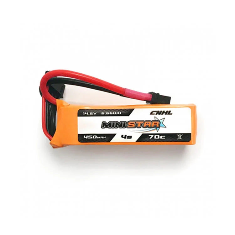 CNHL MiniStar Series 450mAh 4S 70C LiPo Battery with XT30 Plug for FPV Racing Drones