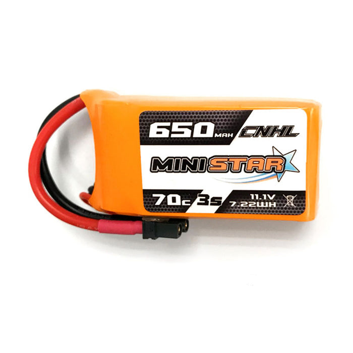 CNHL MiniStar Series 650mAh 3S 70C LiPo Battery with XT30 Plug for FPV Racing Drones