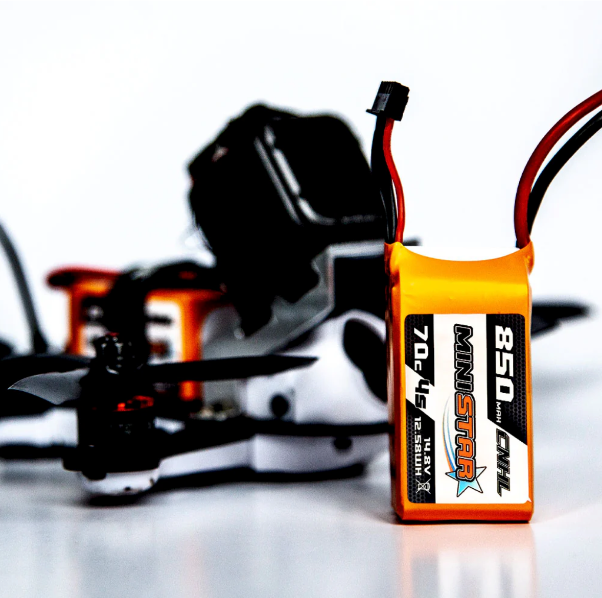 CNHL MiniStar Series 850mAh 14.8V 4S 70C LiPo Battery (XT30 Plug) - Zencopter