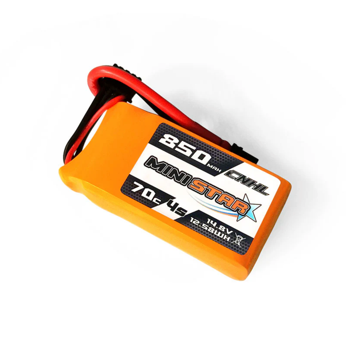 CNHL MiniStar Series 850mAh 14.8V 4S 70C LiPo Battery (XT30 Plug) - Zencopter