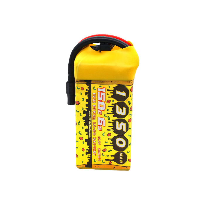 CNHL Pizza Series 1350mAh 22.2V 6S 150C LiPo Battery (XT60 Plug) - Zencopter