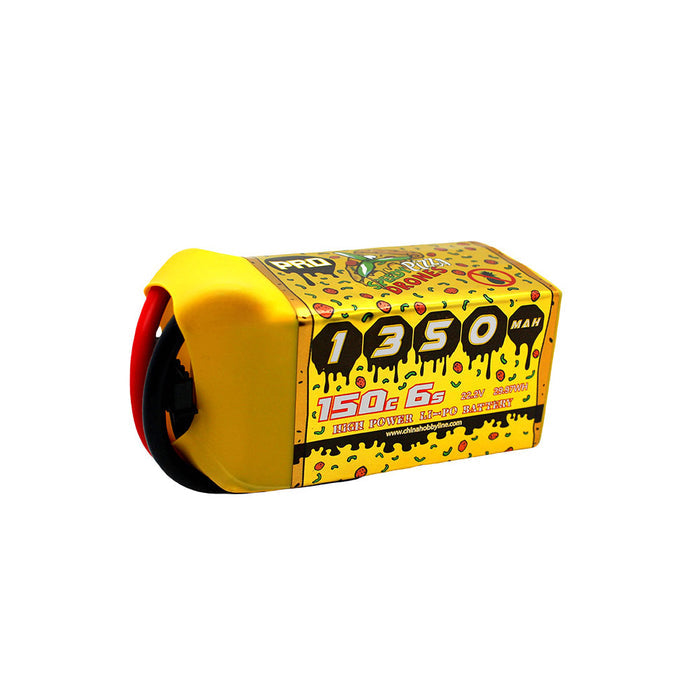 CNHL Pizza Series 1350mAh 22.2V 6S 150C LiPo Battery (XT60 Plug) - Zencopter