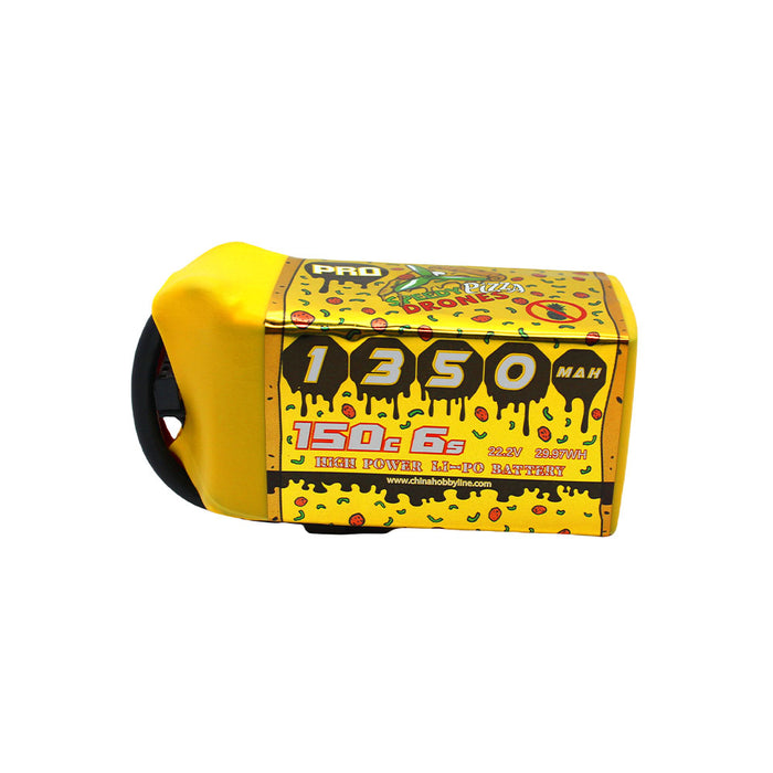 CNHL Pizza Series 1350mAh 6S 150C LiPo Battery with XT60 Plug for FPV Racing Drones