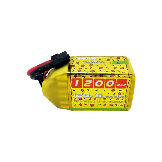 CNHL Pizza Series V2.0 1200mAh 6S 120C LiPo Battery with XT60 Plug for FPV Racing Drones