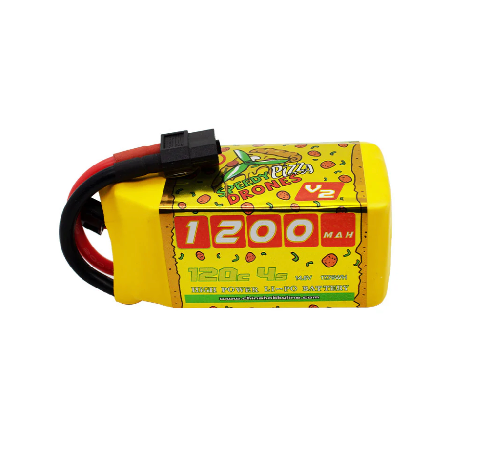 CNHL Speedy Pizza V2.0 1200mAh 22.2V 4S 120C LiPo Battery (XT60 Plug) - Zencopter
