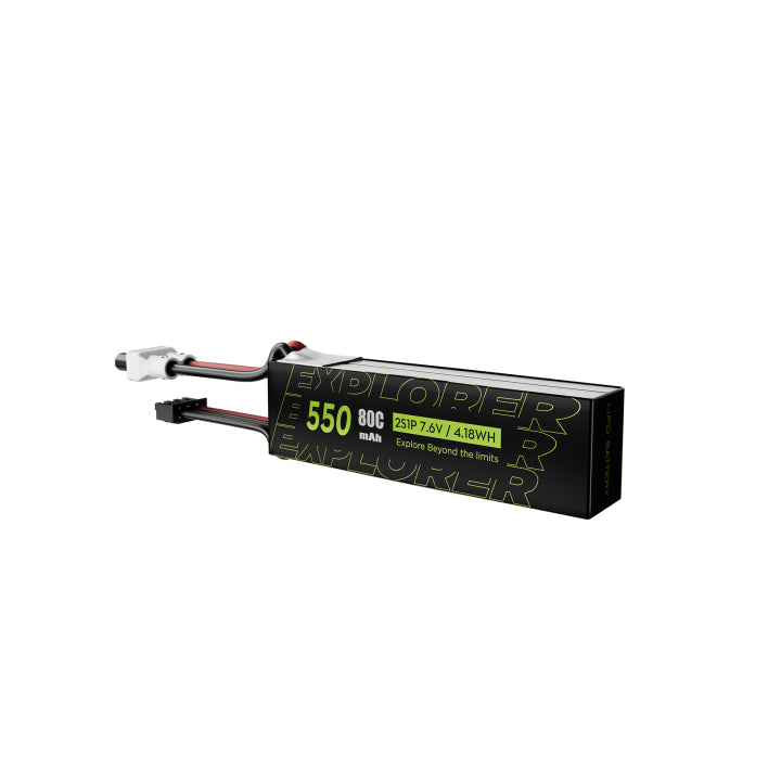 Flywoo Explorer 2S 550mAh HV 80C LiPo Battery – XT30 Plug (2pcs)