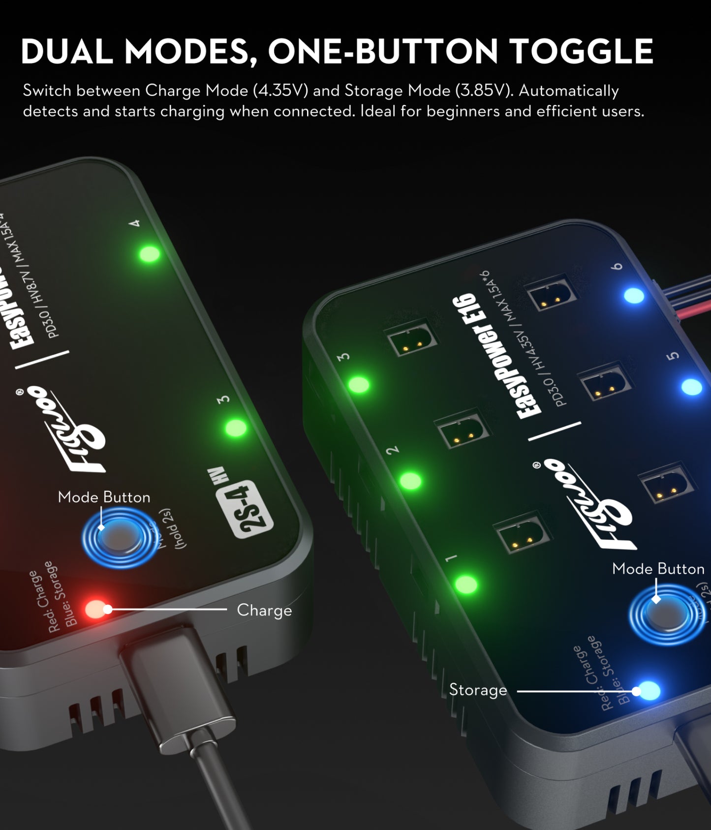 Flywoo EasyPower E16 1S Battery Charger