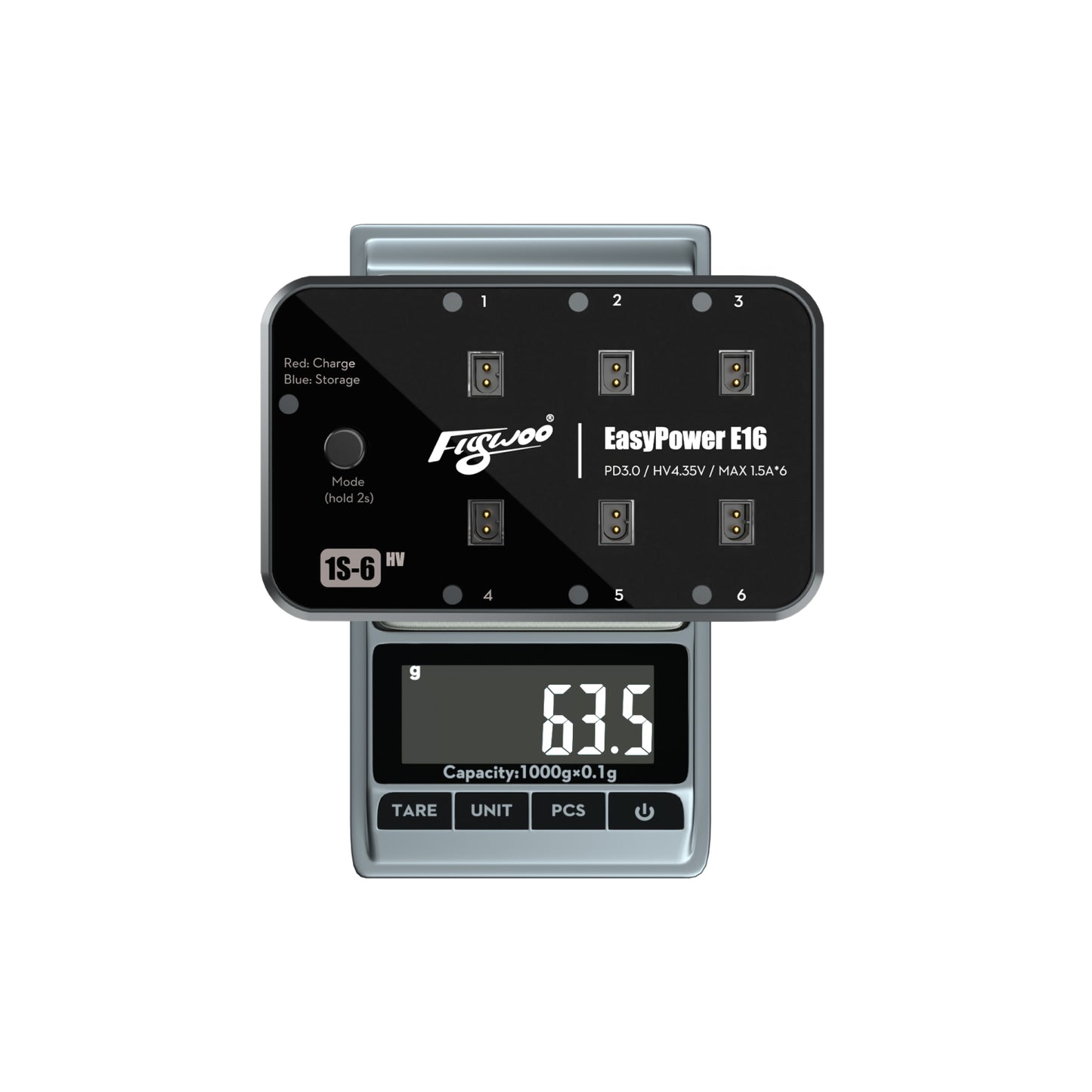 Flywoo EasyPower E16 1S Battery Charger