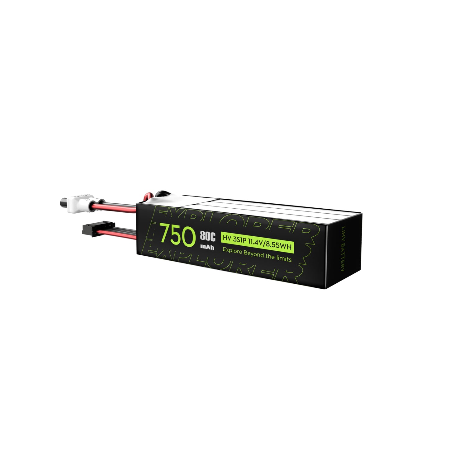 Flywoo Explorer 3S 750mAh 80C LiHV Battery XT30UP (2PCS)