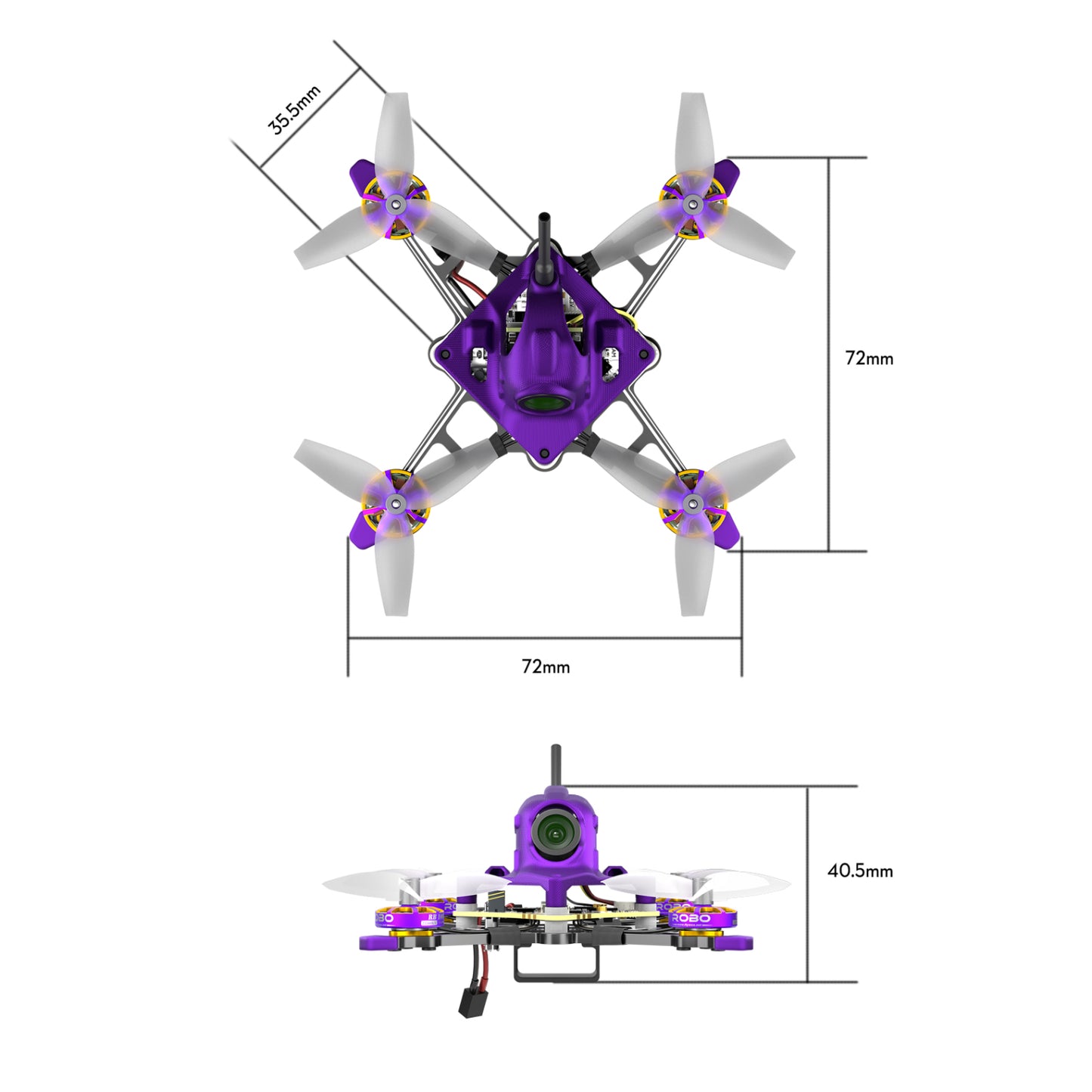 Flywoo Firefly18 1S Nano Baby V3 Analog – ELRS