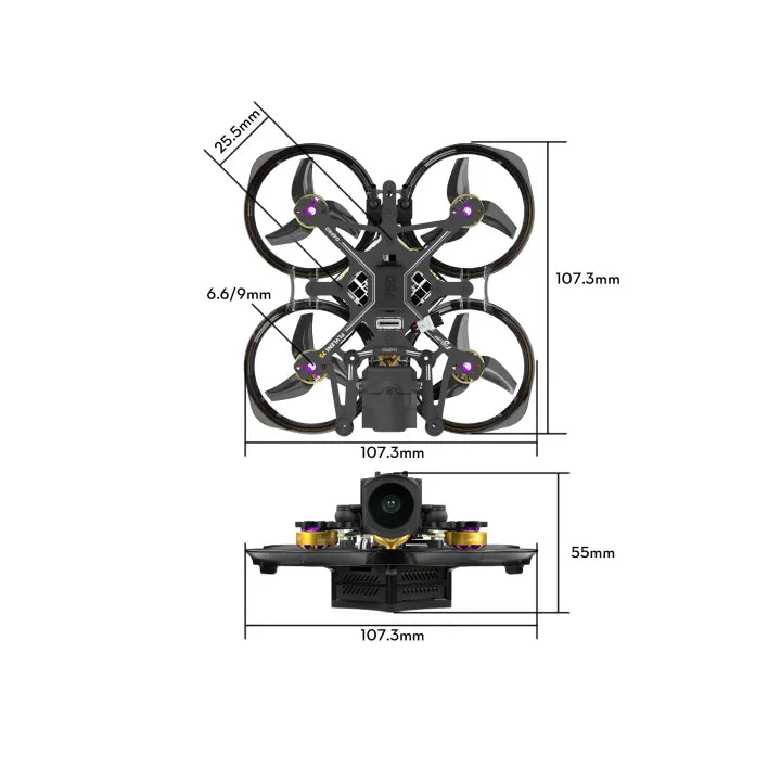 Flywoo FlyLens 75 HD O4 Pro 2S Whoop FPV Drone V1.3 ELRS - Zencopter