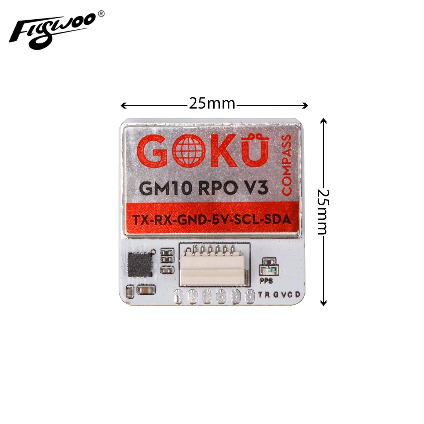 Flywoo GOKU GM10 Pro V3 GPS Module w/ Compass