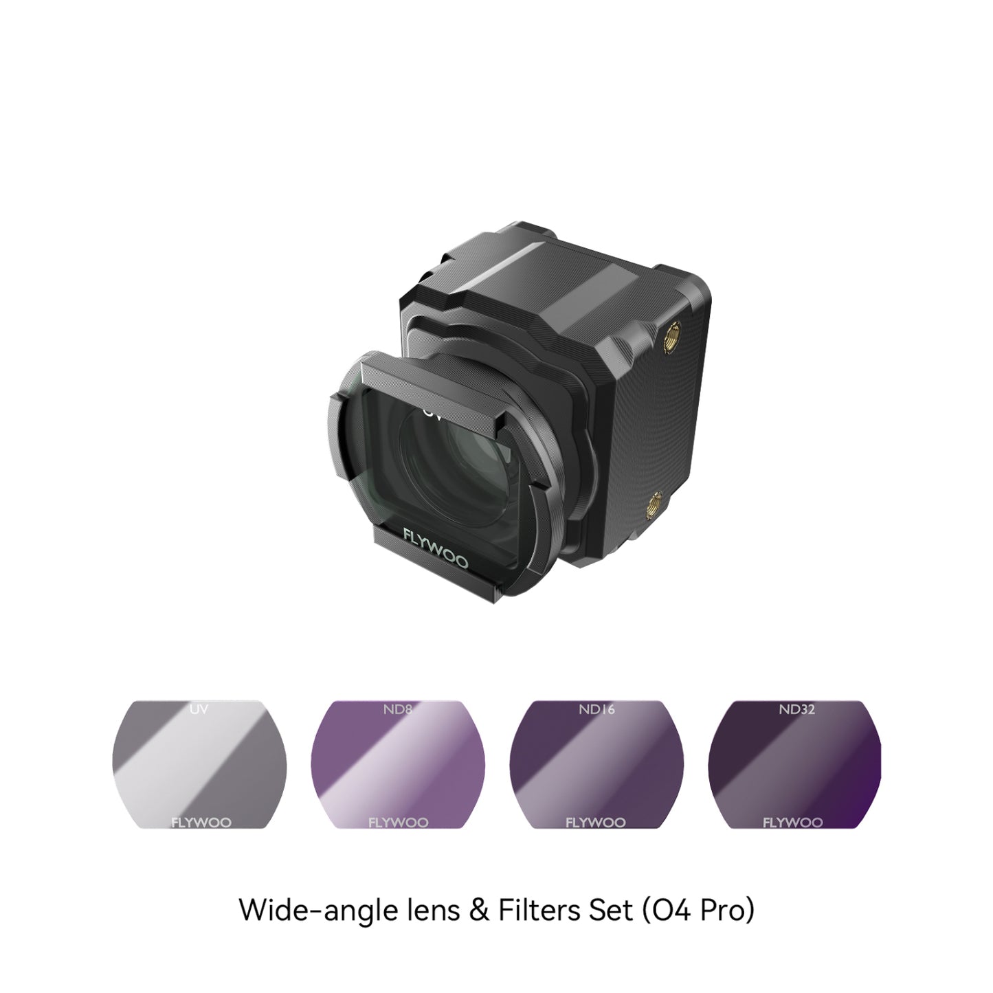Flywoo O4 Wide-angle Lens and Filters Set for DJI O4 Pro Camera