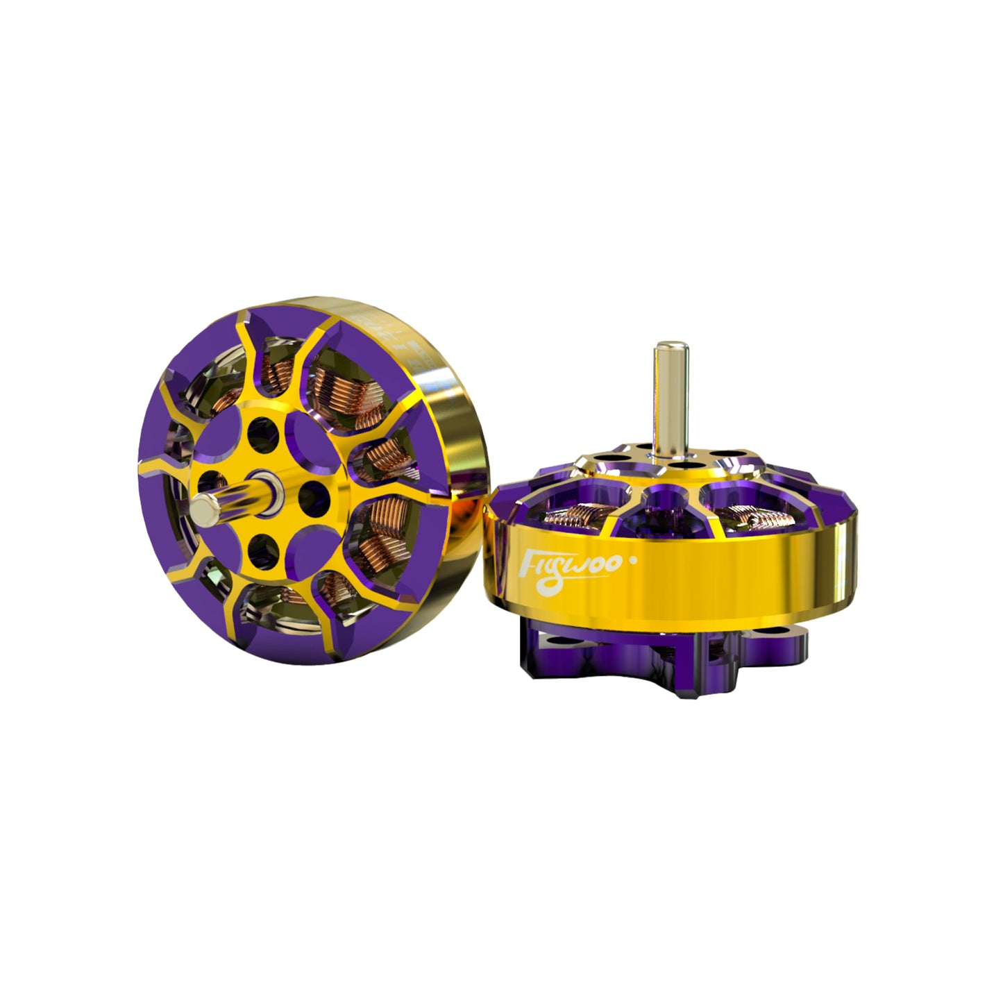 Flywoo ROBO 1202.5 11500KV FPV Motor – Gold/Purple (New Version)