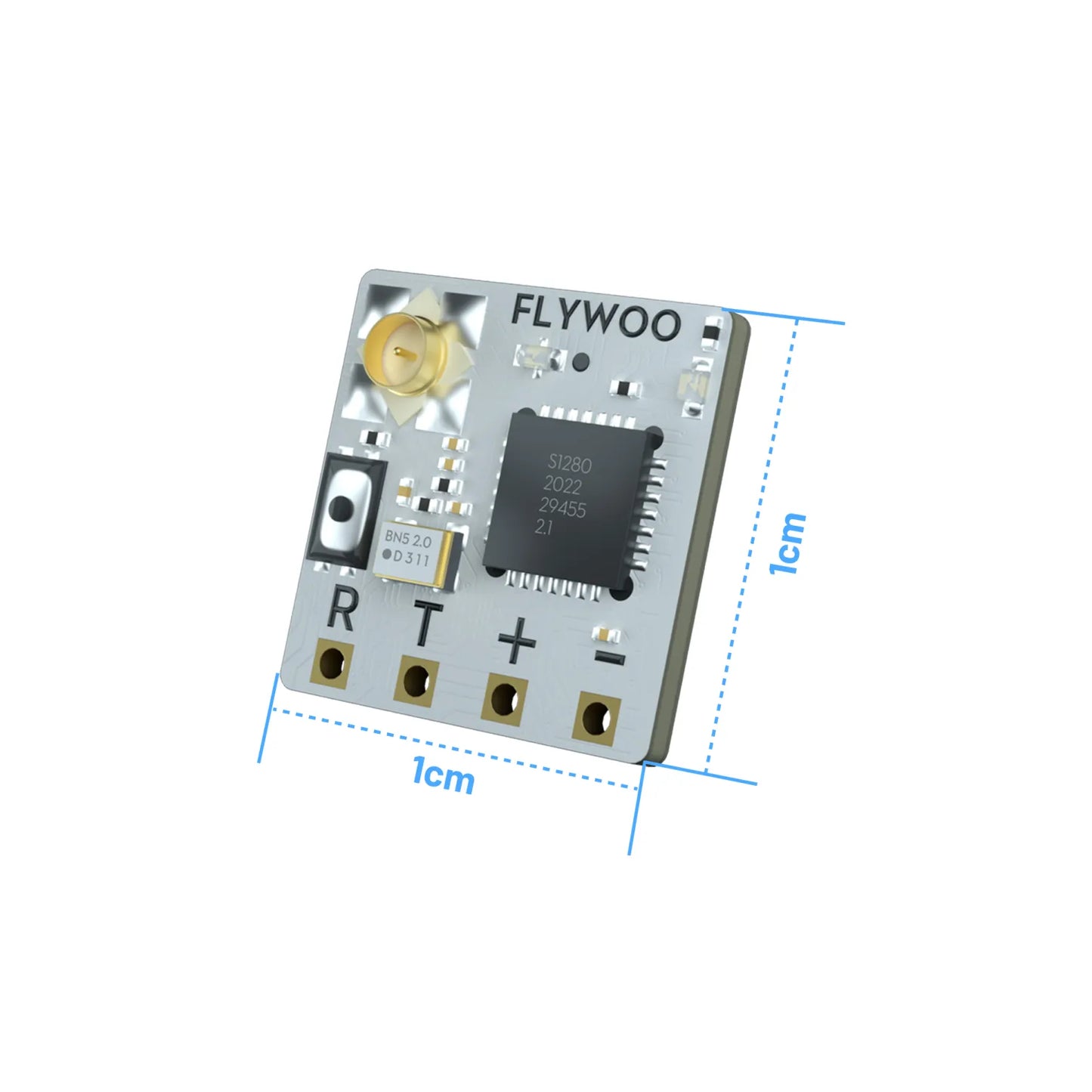 Flywoo TCXO 2.4GHz ELRS EL24P Receiver – Ultra-Light 0.4g