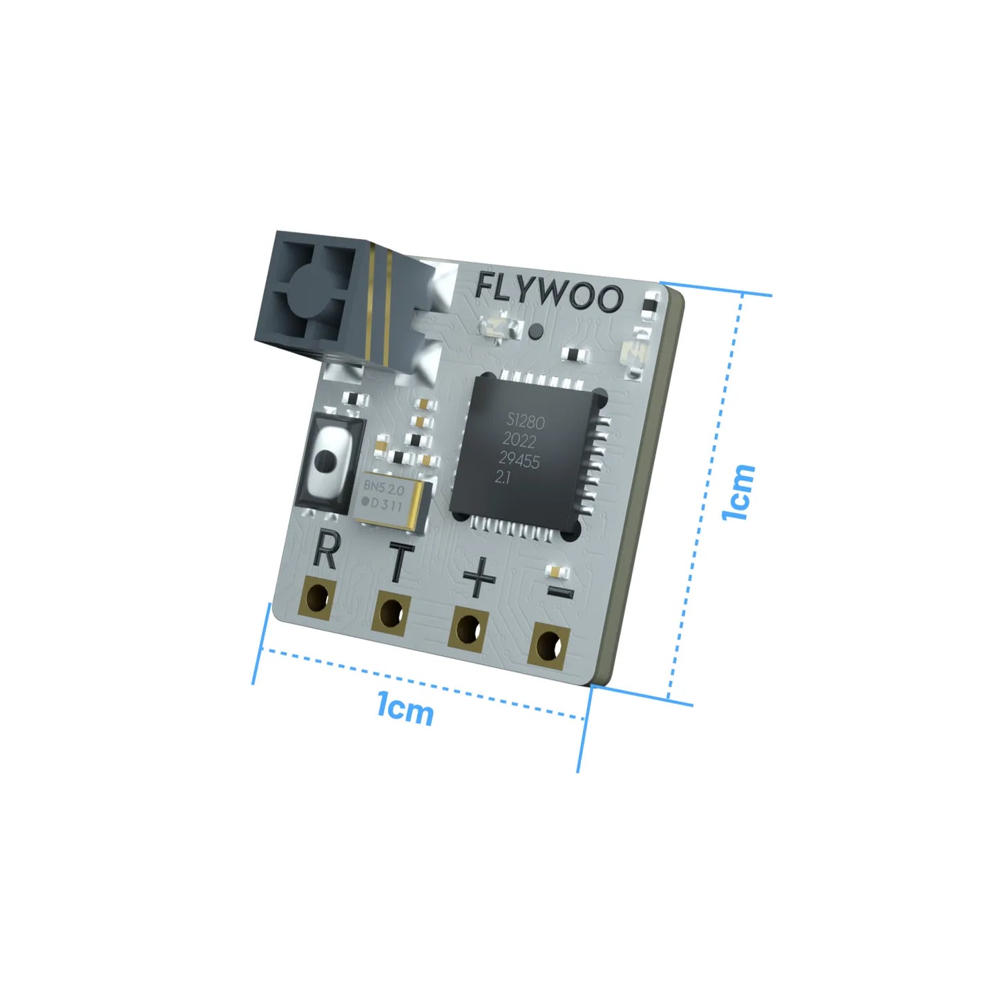 Flywoo TCXO 2.4GHz ELRS EL24E Receiver – Ultra-Light 0.4g