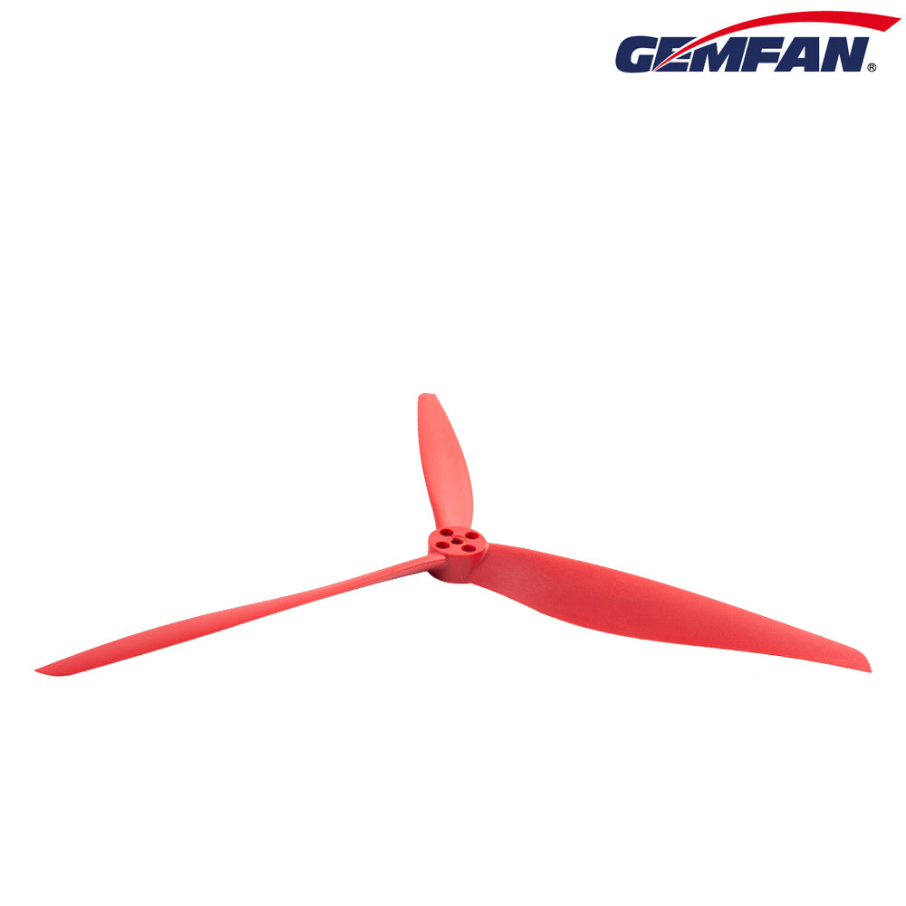 Gemfan 1310-3 3-Blade X-Class Propellers (Set of 2) – Red