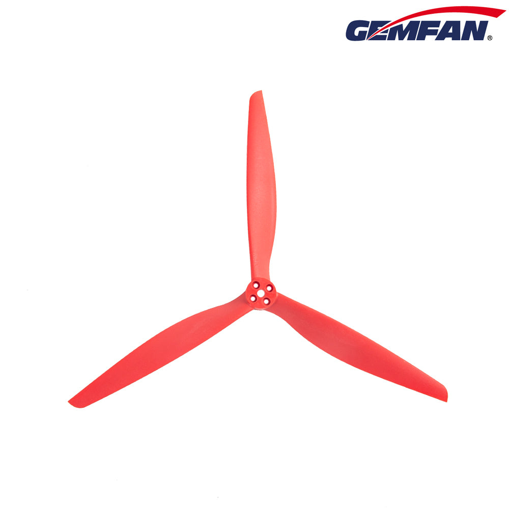 Gemfan 1310-3 3-Blade X-Class Propellers (Set of 2) – Red