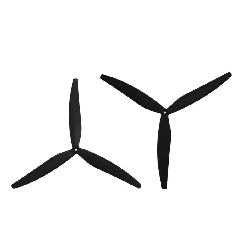 Gemfan 1507 Glass Fiber Nylon 3-Blade Propeller – Black (1 Pair)
