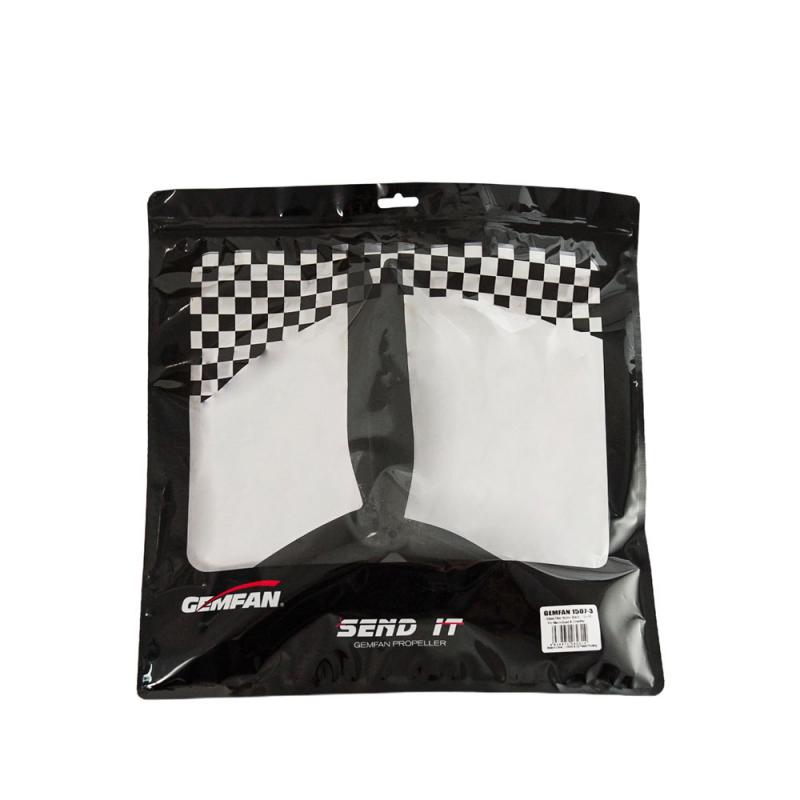 Gemfan 1507 Glass Fiber Nylon 3-Blade Propeller – Black (1 Pair)