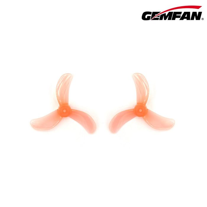 Gemfan 1608 40mm 3-Blade Props – Choose Shaft Size & Color (4 Pairs)