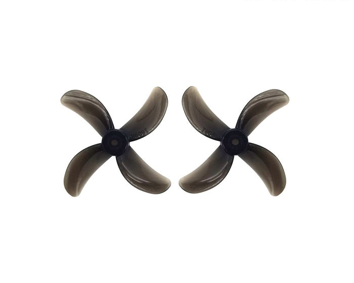 Gemfan 1609 40mm 4-Blade Props – Choose Shaft Size & Color (4 Pairs)