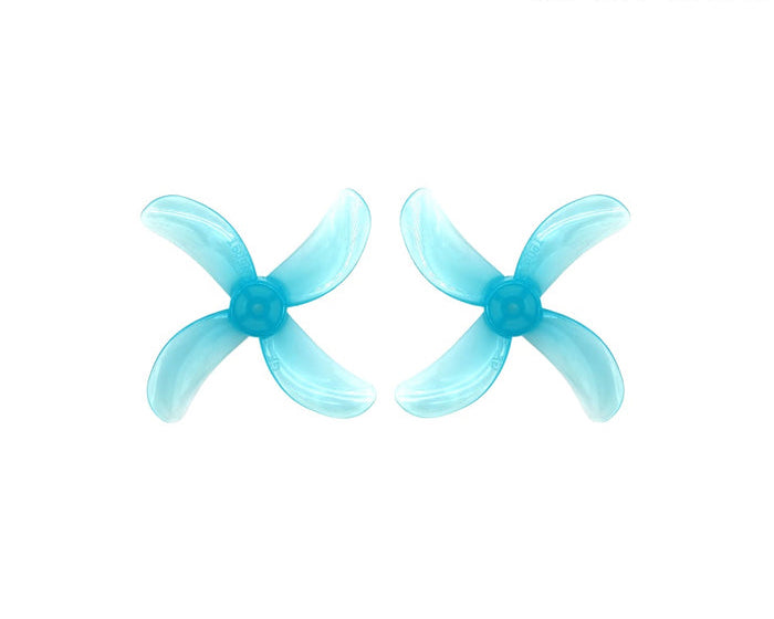 Gemfan 1609 40mm 4-Blade Props – Choose Shaft Size & Color (4 Pairs)