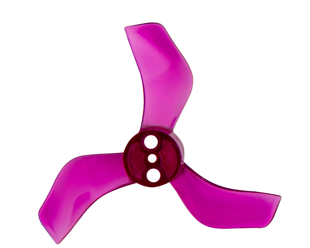 Purple propeller with a white background and Gemfan logo.