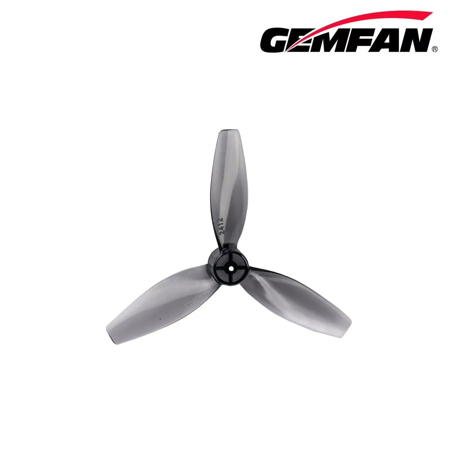 Gemfan 2412 3-Blade Props – Choose Color (1.2mm Shaft, 4 Pairs)