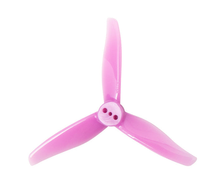 Gemfan 3016 Hurricane 3-Blade Propellers – 2 Pairs (Choose Shaft Size: 1.5mm or 2mm – Purple)
