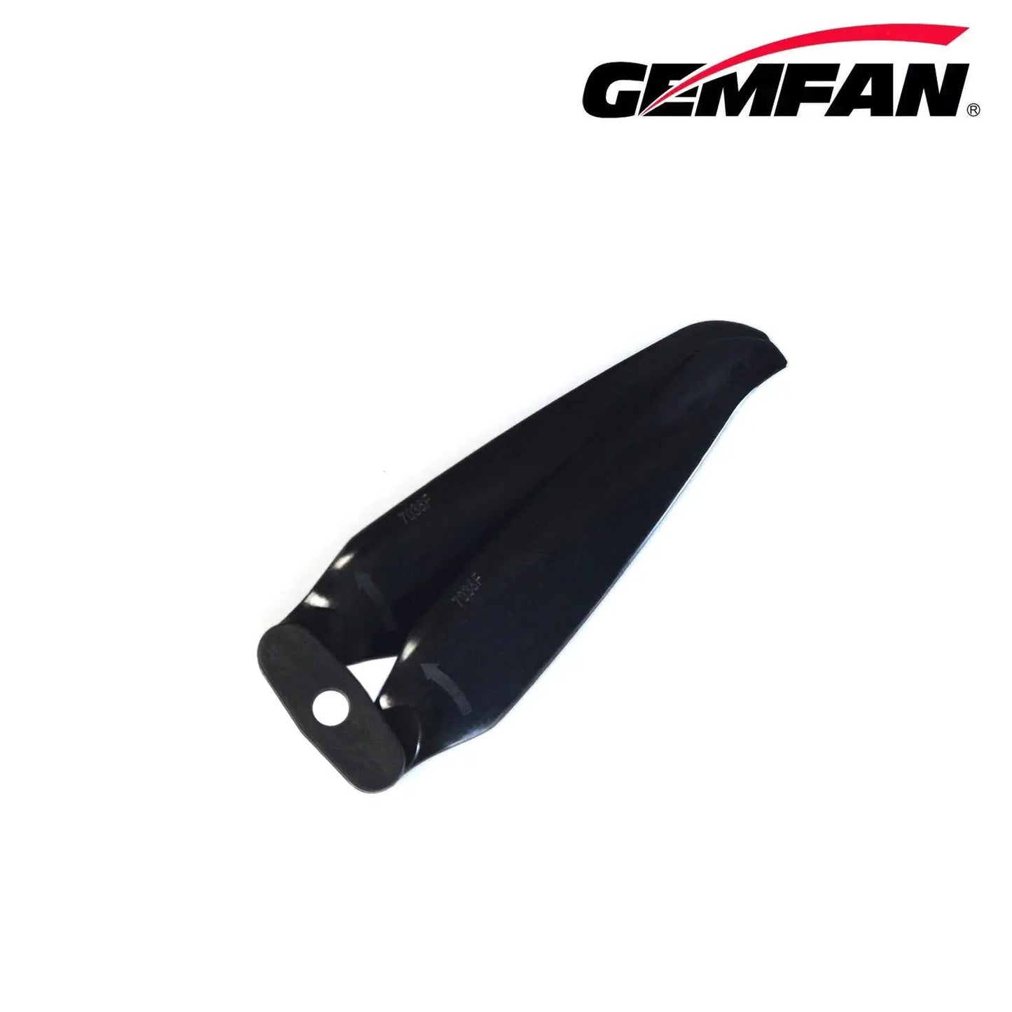 Gemfan F7036 Folding 2-Blade Glass Fiber Nylon Propeller – Black (Unassembled, 2 Pairs)