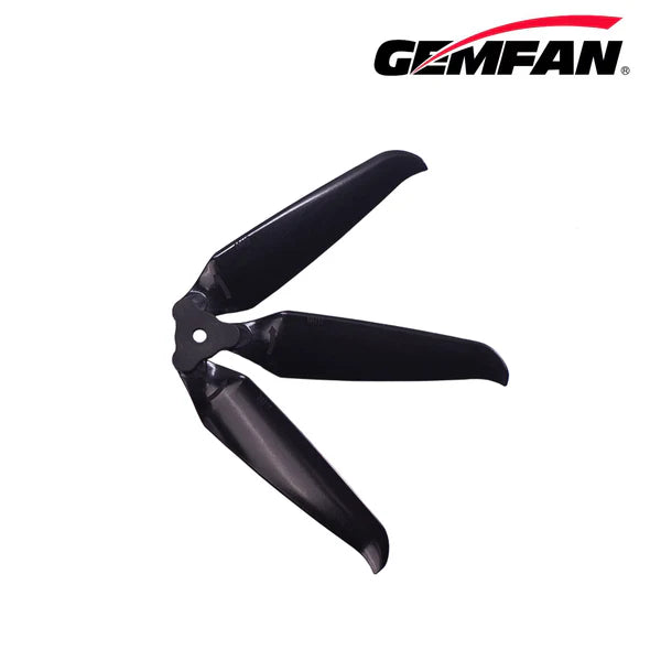 Gemfan F8041 Folding 3-Blade Glass Fiber Nylon Propeller – Black (Unassembled, 1 Pair)