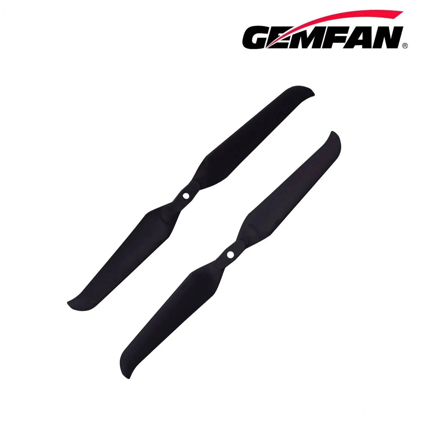 Gemfan F9046 Folding 2-Blade Glass Fiber Nylon Propeller – Black (Unassembled, 1 Pair)