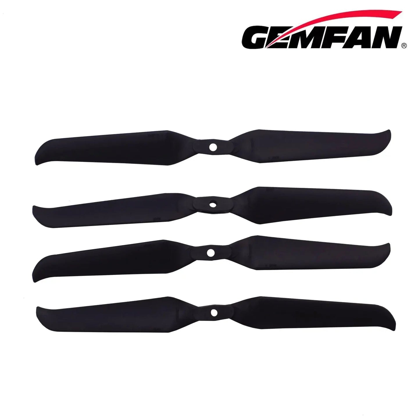 Gemfan F9046 Folding 2-Blade Glass Fiber Nylon Propeller – Black (Unassembled, 1 Pair)