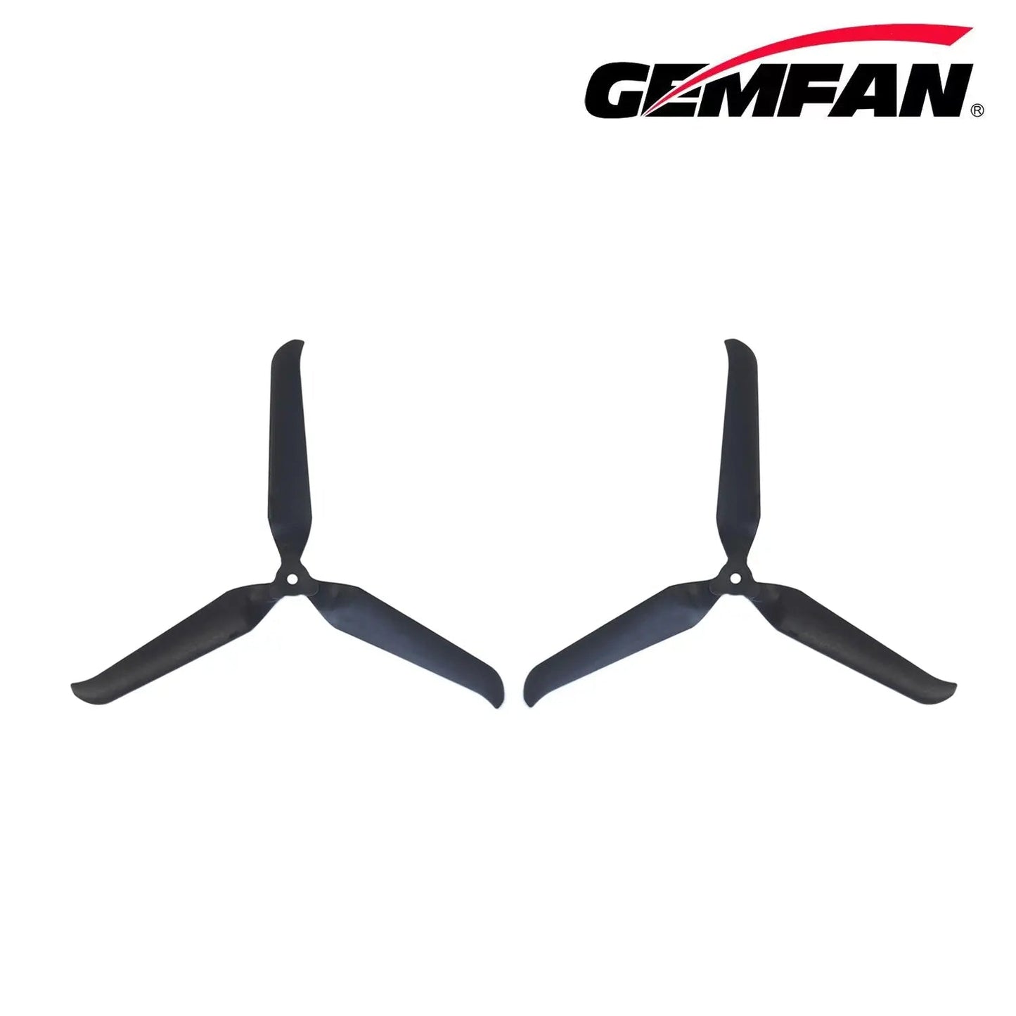 Gemfan F9046 Folding 3-Blade Glass Fiber Nylon Propeller – Black (Unassembled, 1 Pair)