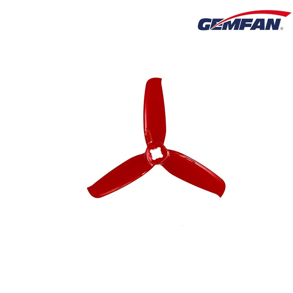 Gemfan Flash 3052 3-Blade Propeller – Ferrari Red (2 Pairs)
