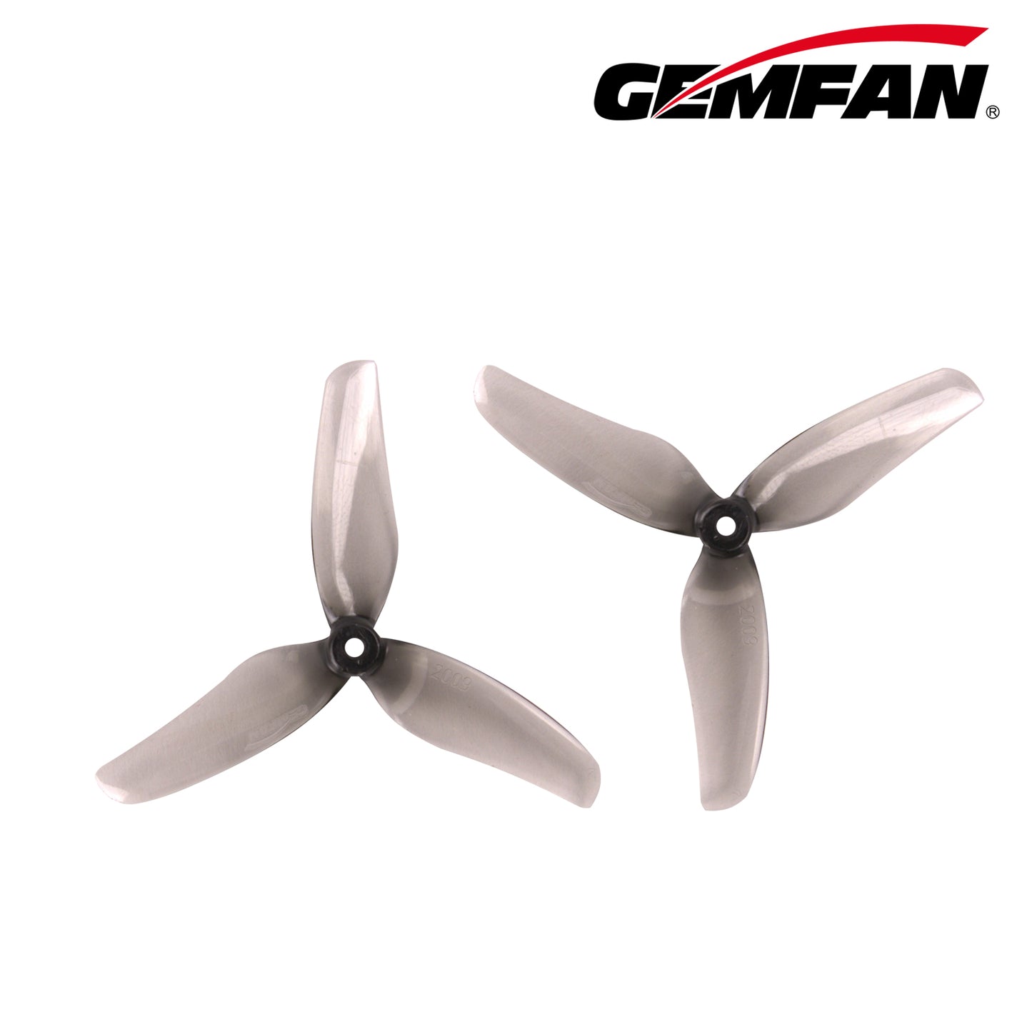 Gemfan Hurricane 2009 3-Blade Props – Choose Color & Shaft Size (4 Pairs)
