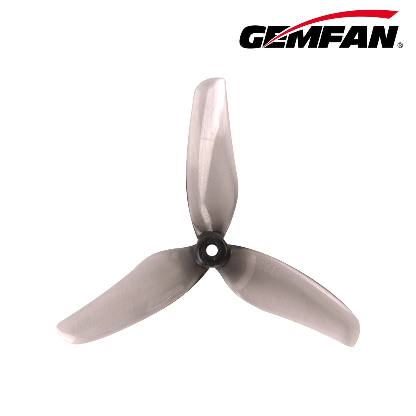 Gemfan Hurricane 2009 3-Blade Props – Choose Color & Shaft Size (4 Pairs)