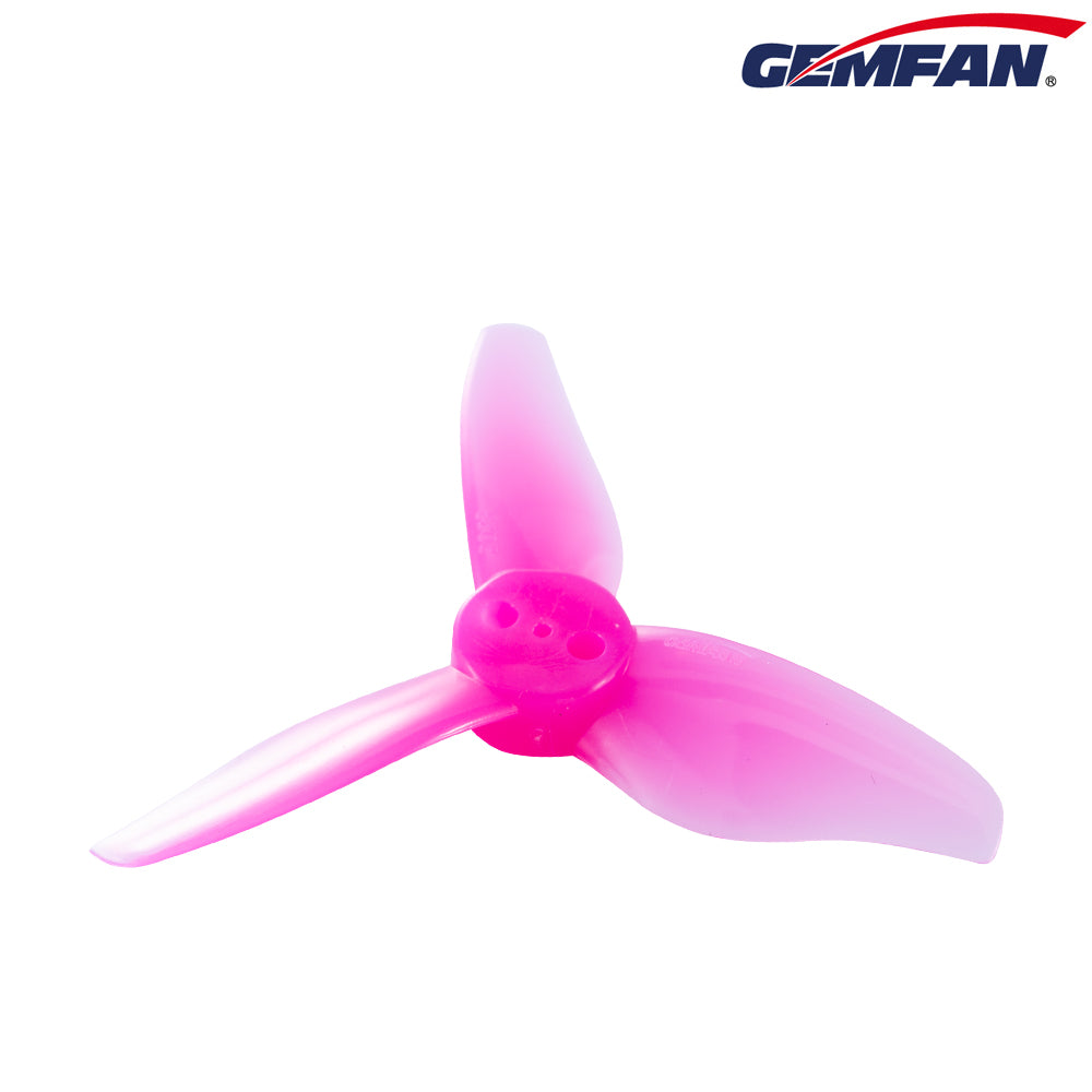 Gemfan Hurricane 2023 3-Blade Props – Choose Color & Shaft Size (4 Pairs)