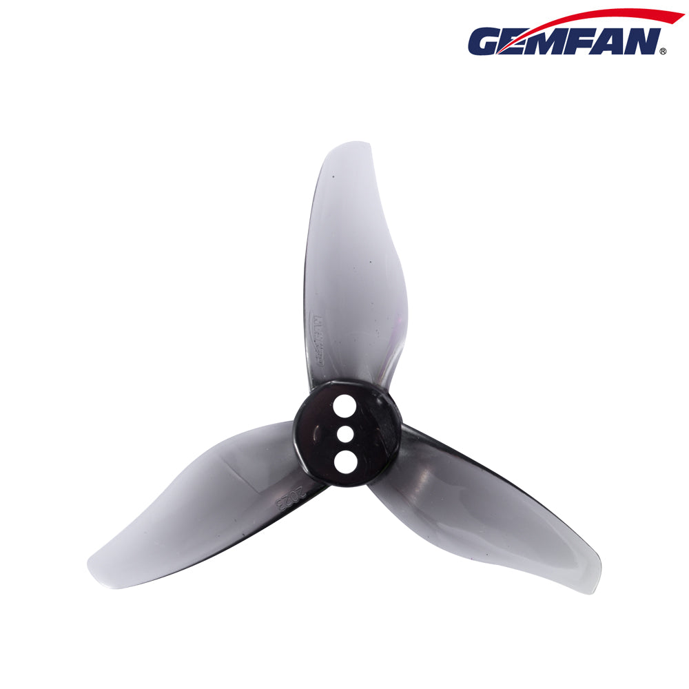 Gemfan Hurricane 2023 3-Blade Props – Choose Color & Shaft Size (4 Pairs)