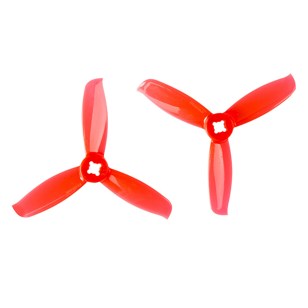 Gemfan Windancer 3028 3-Blade Propeller – Clear Red (2 Pairs)